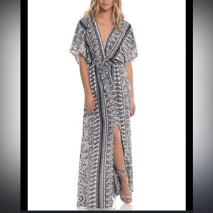 Elan Kimono Sleeve Maxi Coverup Dress Size 3X